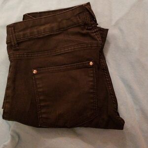 H&m size 4 black Jean's. Zippers on the front